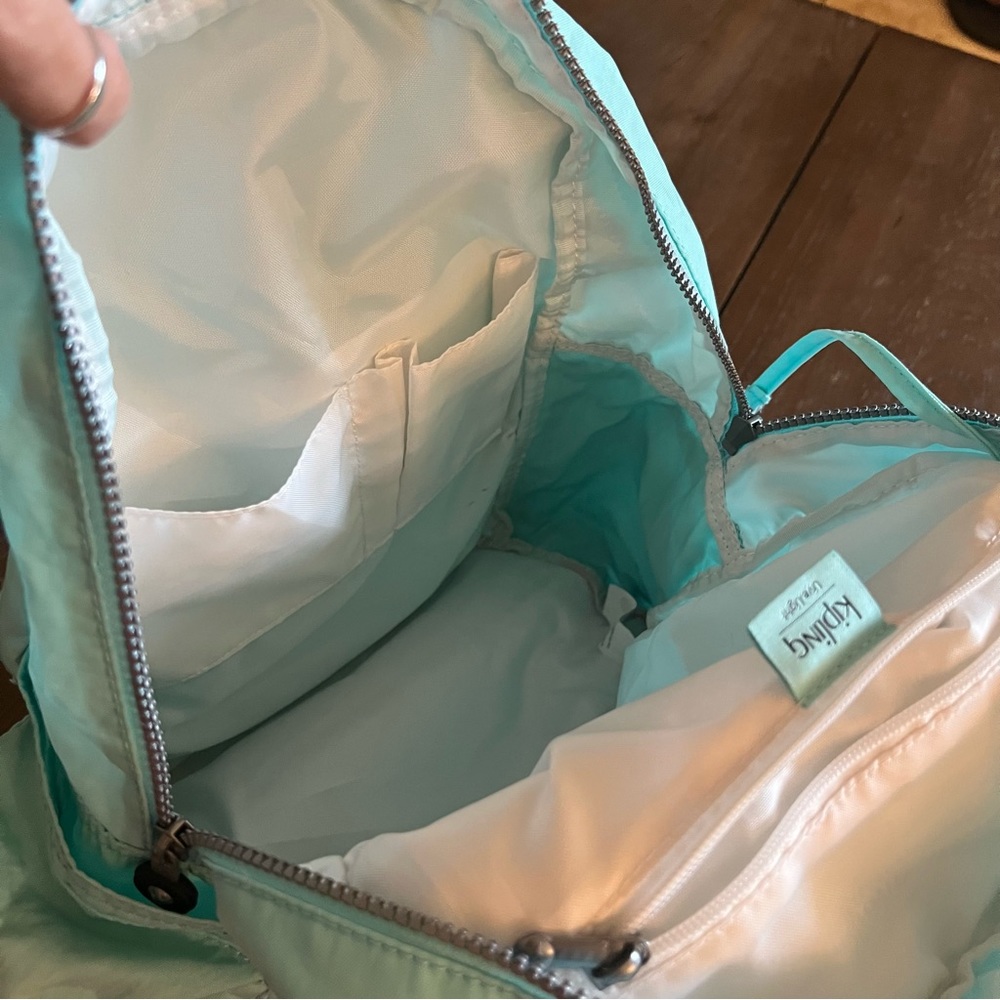 Kipling Ezra Backpack Teal - Picture 8 of 15